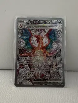 Charizard EX SIR 223/197 Obsidian Flames Pokemon Card NEAR MINT - Image 3