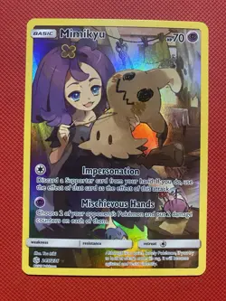 Mimikyu (Secret) 245/236 Sm Cosmic Eclipse Pokemon Card TCG Full Art - Image 2