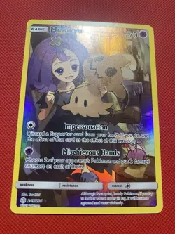 Mimikyu (Secret) 245/236 Sm Cosmic Eclipse Pokemon Card TCG Full Art - Image 3