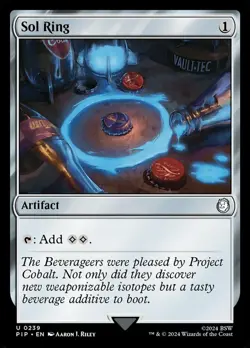 Mint/Near-Mint, English - 1 x MTG Sol Ring - Foil Universes Beyond: Fallout - Image 1