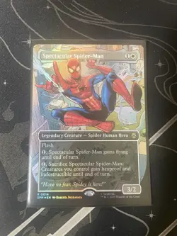 Spectacular Spider-Man (Borderless) - Marvel's Spider-Man Foil MTG - Image 1