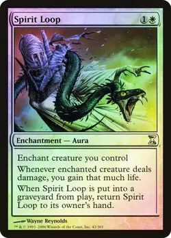 Time Spiral MTG Foil Spirit Loop Magic - Image 1