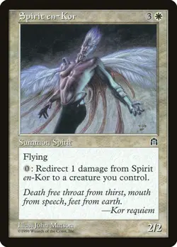 Spirit en-Kor Stronghold MTG LP - Image 1
