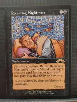 mtg RECURRING NIGHTMARE NM Exodus 72/143 -Argo- - Image 1
