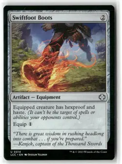 Swiftfoot Boots Commander: the Lost Caverns of Ixalan Regular - Image 1