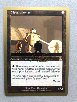 Mtg Carte Magic WCD Finkel Metalworker Gold border NM - Image 1