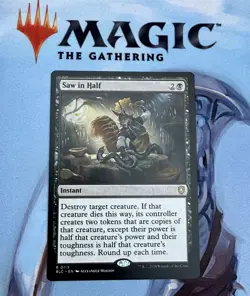 Saw in Half Commander: Bloomburrow Regular MTG - Image 1