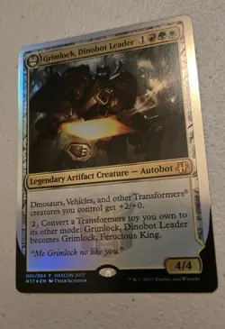 Grimlock, Dinobot Leader Grimlock, Ferocious King Media Promos Foil - Image 2