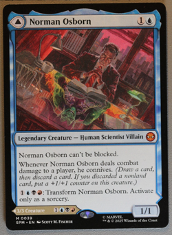 Norman Osborn Green Goblin -- MTG - Spider Man - Magic: The Gathering - Image 1