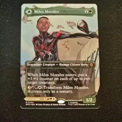 Borderless Foil Miles Morales, MTG, Marvel's Spider-Man, Magic, 234 - Image 1