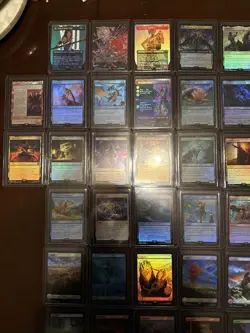 Magic The Gathering Final Fantasy Lot Of 106 76 Foils 24 Rares 6 Borderless - Image 2