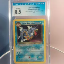 Dark Gyarados Pokemon (2000) Team Rocket-1st Edition 8/82 Holo - Image 1