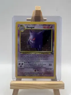Gengar 5/62 Fossil Set Holo Rare Pokemon Card Nintendo Pokemon 1999 WOTC LP/MP - Image 1