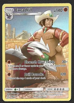 Pokemon Excadrill 246/236 Full Art Secret Rare Cosmic Eclipse Near Mint - Image 2
