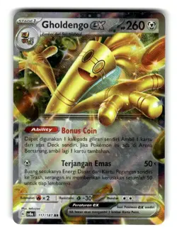 Pokemon Festival Terastal EX Prismatic Evolutions Gholgenge ex 117/187 - Image 1