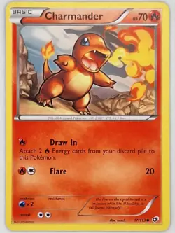 Charmander 17/113 Pokemon - Black and White Legendary Treasures MP - Image 1