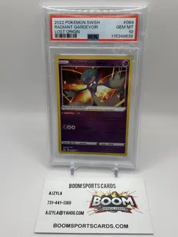 2022 POKEMON SWORD & SHIELD LOST ORIGIN #069 RADIANT GARDEVOIR PSA 10 GEM MINT - Image 1