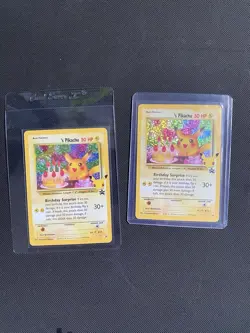 Birthday Pikachu Black Star Promo Celebrations 25th Anniversary Pokemon NM - Image 3