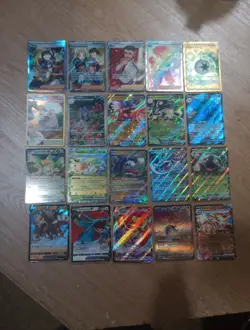 Lot Of 20 pokemon tcg full art lot Trainer/Ex/V/VMax - Image 1
