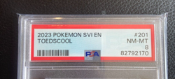 Toedscool 201/198 Scarlet & Violet - Pokemon PSA - NM-MT 8 - 82792170 - Image 2