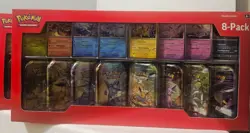 Pokemon TCG Prismatic Evolutions Mini Tin Case Sealed Tins, 8Pack Costco - Image 1