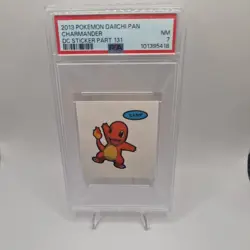 PSA 7 1998 POKEMON DAIICHI PAN DECO CHARACTER STICKER CHARMANDER - Image 1
