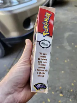 Pokemon Bodyguard Theme Deck Box with Inserts and Coin WOTC Vintage Fossil - Image 2