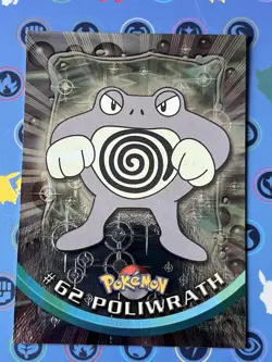 Poliwrath 62 Topps Chrome Holo Rare LP CONDITION POKEMON - Image 1