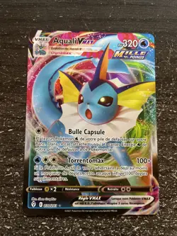 AQUALI VMAX FULL ART - POKEMON 030/203 EB07 EVOLUTION CELESTE NEUF FR - Image 1