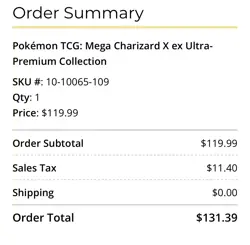 PRESALE Pokemon TCG Mega Charizard X Premium Collection Phantasmal Flames - Image 3