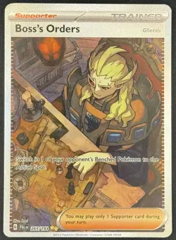 Boss's Orders 265/193 Pokemon SV02: Paldea Evolved Special Illustration Rare NM - Image 1