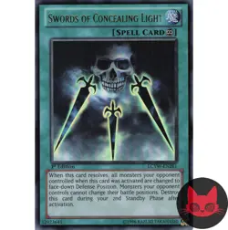 Yugioh Swords of Concealing Light LCYW-EN281 Ultra Rare 1st Edition NM - Image 1