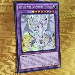 Albion The Sanctifire Dragon MP24-EN082 Prismatic Secret Rare 1st Ed NM Yu-Gi-Oh - Image 1