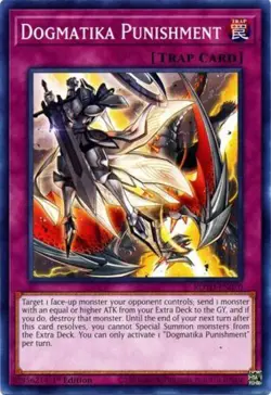 Yugioh! LP Dogmatika Punishment - ROTD-EN070 - Common - 1st Edition Lightly Play - Image 1