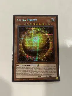 Winged Dragon Of Ra Sphere Mode/Asura Priest Misprint Prismatic SCR Yugioh - Image 1