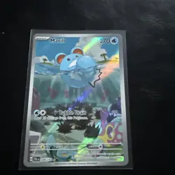 Pokemon Marill TCG Card 204/193 Paldea Evolved Illustration Rare - Near Mint - Image 1