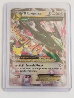 Pokemon Card M Rayquaza EX 76/108 Celebrations Set Holo Near Mint - Image 1