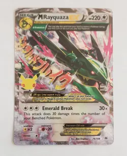 Pokemon Card M Rayquaza EX 76/108 Celebrations Set Holo Near Mint - Image 3