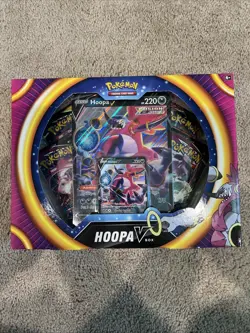 Pokemon Hoopa V Box Trading Card Game Set - Factory Sealed - Image 1