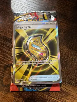 Mega Signal Trainer Item Pokemon Card NM 171/132 Mega evolution Full Alt Art - Image 1