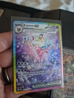 Espeon EX Sir 155/131 Prismatic Evolutions Pokemon TCG Card NM Condition - Image 1