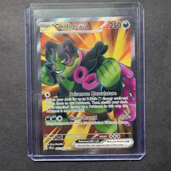 Okidogi EX 082/064 Shrouded Fable Full Art Pokemon Card NM Condition - Image 1