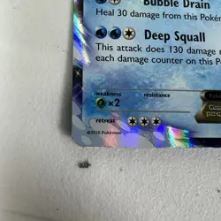 Vaporeon EX 24/83 Generations Ultra Rare Holo Pokemon Card NM - Image 2