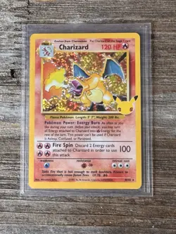 Charizard Fire Spin Hologram 120 HP Pokemon TCG Card 4/102 - Image 1