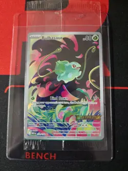 Pokemon Card Bulbasaur 133/132 Mega Evolution Stamped Promo Sealed - Image 1