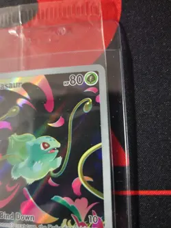 Pokemon Card Bulbasaur 133/132 Mega Evolution Stamped Promo Sealed - Image 3