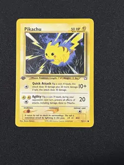 Pikachu - 70/111 - 1st Edition Neo Genesis - Pokemon Card - NM - Image 1