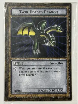 Yugioh Dungeon Dice Monsters DDM Twin-Headed Dragon B1-09 Original Card - Image 1