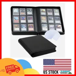 9-Pocket Toploader Card Binder for 252 Cards - Stylish Protection in Black - Image 1