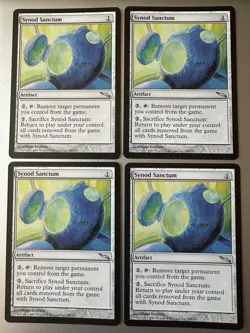 4x Synod Sanctum (NM) Mirrodin Uncommon MRD Magic the Gathering MTG Playset - Image 1